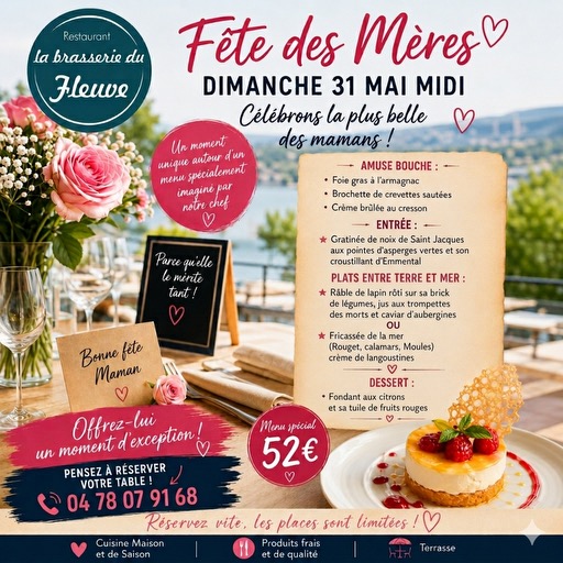 MENU FÊTE DES MÈRES
